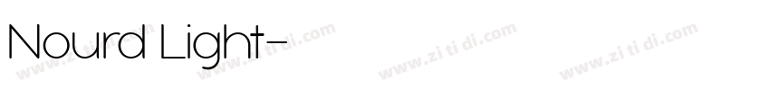 Nourd Light字体转换